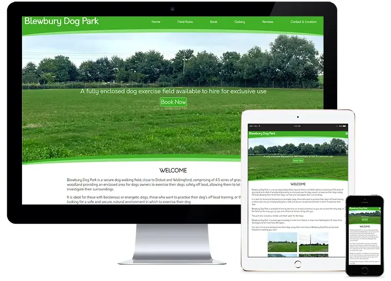 Website Design for Blewbury Dog Park