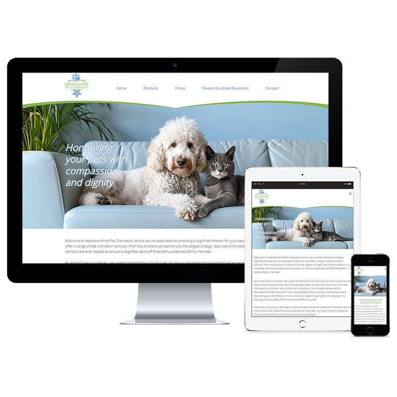Website Design for Aberdeenshire Pet Cremation