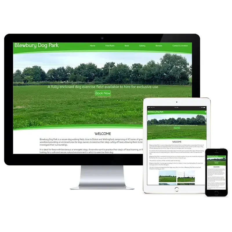 Website Design for Blewbury Dog Park