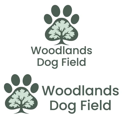 woodlands dog field logo