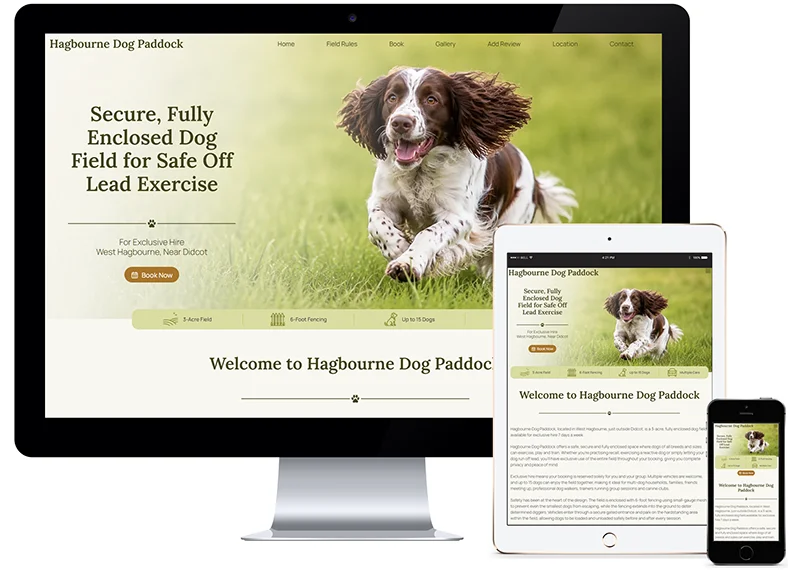 hagbourne dog paddock, near didcot